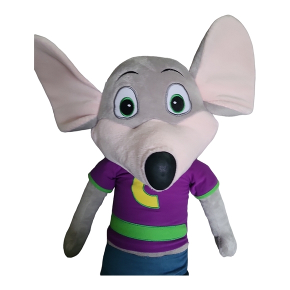 Chuck E Cheese Pizza Mouse 32.5" Plush Stuffed Animal Toy Chuck E Plush Doll - Picture 6 of 10